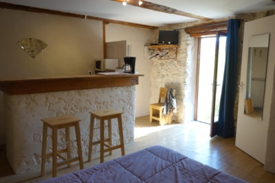 Apartment 20m² CONFORT 1 bedroom / Half-covered terrace