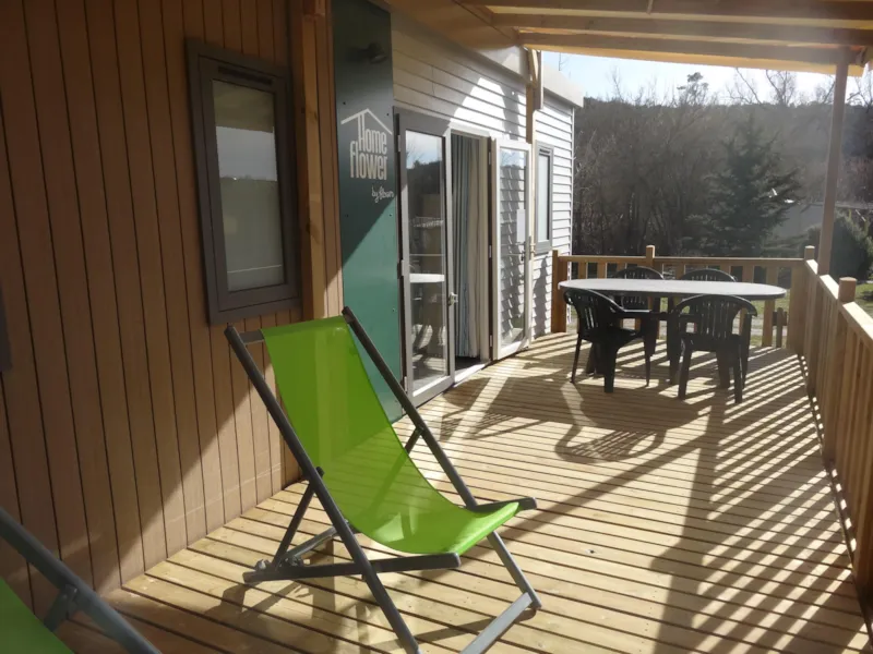 Homeflower 35M² Premium 3 Chambres + Terrasse Semi-Couverte + Tv + Climatisation