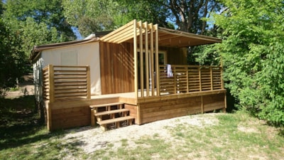 Chalet Pili-pili Bois 32m² CONFORT 3 bedrooms + sheltered terrace