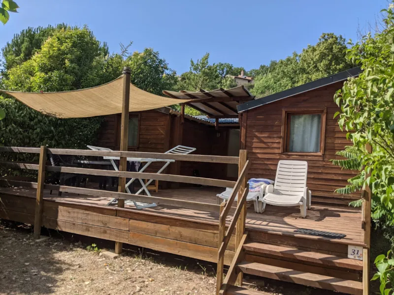 Chalet 28M² Confort 2 Chambres + Terrasse Semi-Couverte