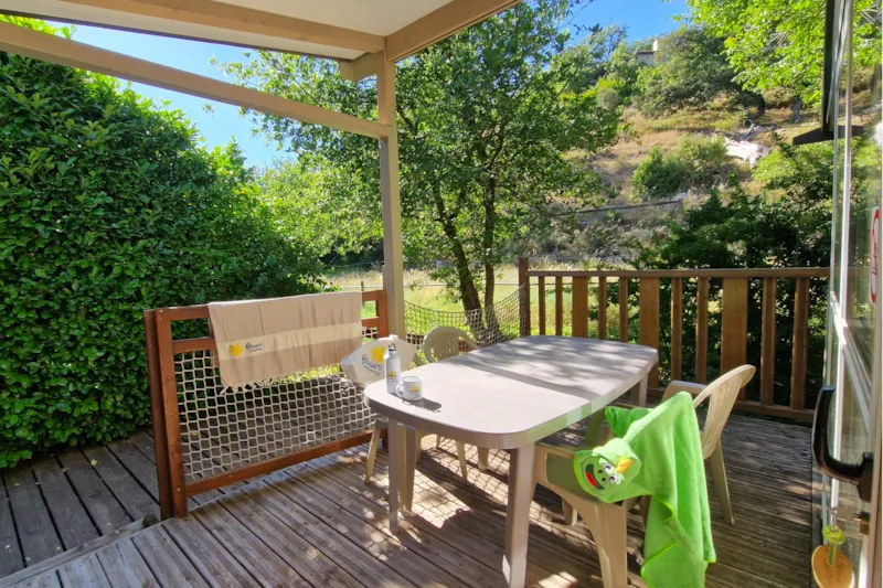 Chalet 28M² Confort 2 Chambres + Terrasse Semi-Couverte