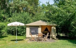 Location - Bungalodge (Locatif 2 Chambres Sans Sanitaire 4 Pers) - Camping Seasonova Les Plages de Loire