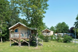Accommodation - Ecolodge On Piles - 2 Bedrooms - Camping Seasonova Les Plages de Loire