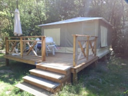 Mietunterkunft - Bungalodge - 2 Zimmer - Ohne Sanitärausstattung - Camping Seasonova Les Plages de Loire