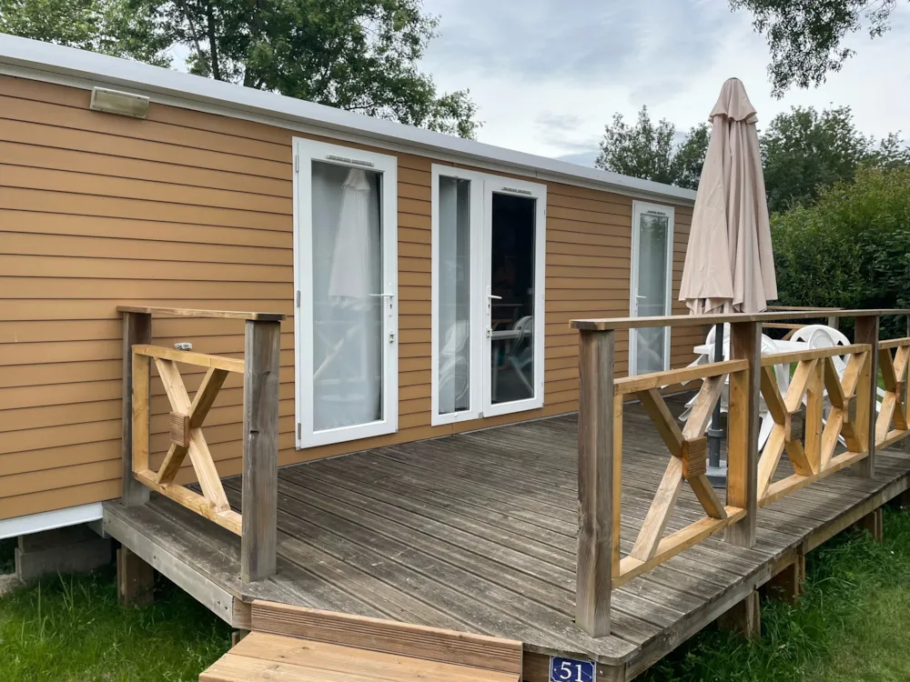 Location - Cottage Hotelier (Locatif 2 Chambres, 2 Salles De Bain, 4 Pers) - Camping Seasonova Les Plages de Loire
