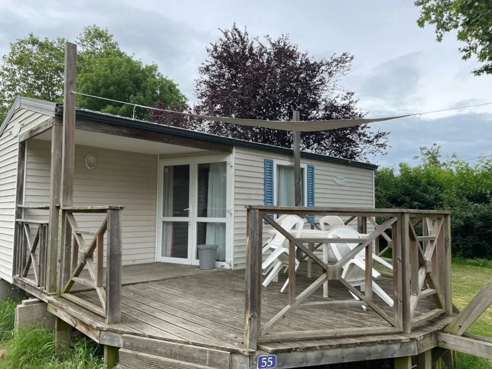 Location - Cottage Evasion (Locatif 2 Chambres, 4 Pers) - Camping Seasonova Les Plages de Loire