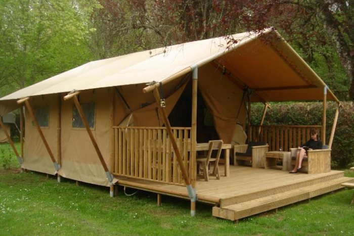 Woody Tente Glamping 2 Chambres (Salle D'eau Et Toilettes Privatives)