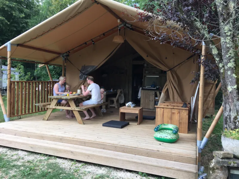 Woody Tente Glamping Xl 2 Chambres (Salle D'eau Et Toilettes Privatives)