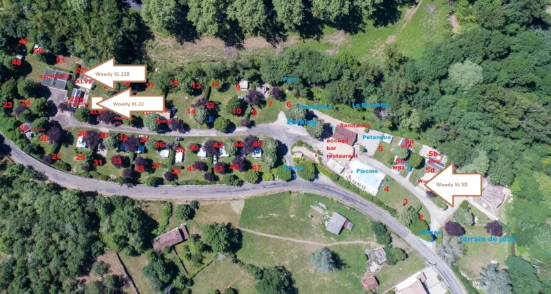 Woody Tente Glamping Xl 2 Chambres (Salle D'eau Et Toilettes Privatives)