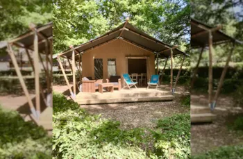 Accommodation - Slow Lodge 2 Bedrooms - Camping Seasonova L'Etang des Bois