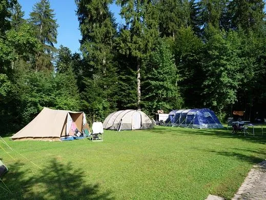 Piazzola tenda per tenda piccola, senza elettricità