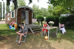 Location - Roulotte 17M² - 1 Chambre - Camping Koawa de la Liez