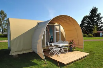Mietunterkunft - Ciela Coco Sweet Zelt – 2 Schlafzimmer (Ohne Sanitäranlagen) - Camping de la Liez
