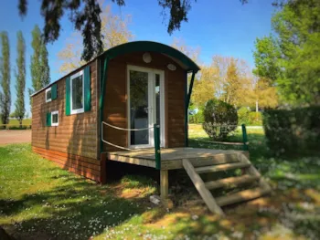 Mietunterkunft - Ciela Roulotte - 1 Schlafzimmer - Badezimmer - Camping de la Liez
