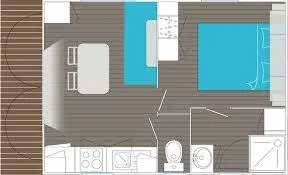 Chalet Corsair 1 Ch 2 Pers  (Tourisme D'affaire Condition Particulière:Une Personne Par Chambre )
