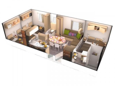 Tamaris 3 rooms (business tourism special condition: one person per room)