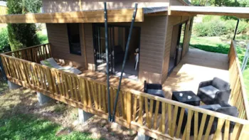 Accommodation - Chalet Belle Vue 2 Chambres Tout Confort Avec Vue Sur La Vallée De L'eure/Notre Vip - Camping Les Ilots de St Val