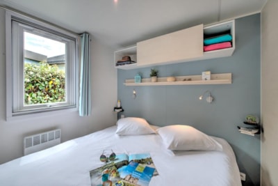 Mobil-home Confort 35m² (3bedroom-6pers) + terrace + TV + Dishwasher + Air conditioning