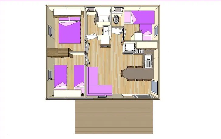 Chalet Prestige (3 Chambres) Tv