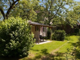 Location - Cottage Confort 29 M2 Avec Terrasse Couverte - Camping Au Soleil d'Oc