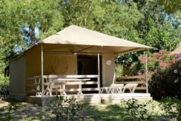 Huuraccommodatie(s) - Lodge Tent - Camping Au Soleil d'Oc