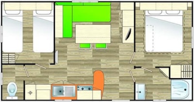 Cottage Confort 29m2 with coverted terrasse — 4