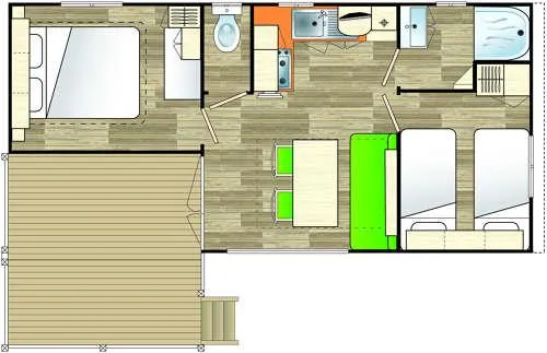 Cottage Luxe Avec Loggia 4 Personnes