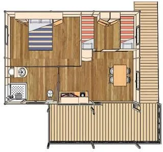 Chalet Pmr Pour Personne À Mobilité Réduite Tv
