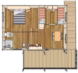 Chalet PMR pour personne à mobilité réduite TV — 7