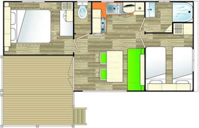Cottage luxe avec loggia TV — 5