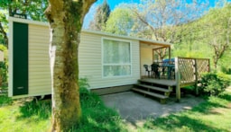 Mietunterkunft - Cottage Luxe Mit Loggia 4 People - Camping Au Soleil d'Oc