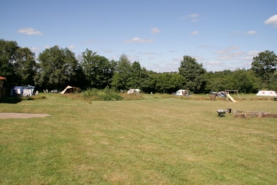 Campsite exclusively for tents or folding caravans