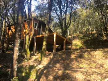 Location - Chalet Bruyère - 2 Chambres - Camping La Corconne