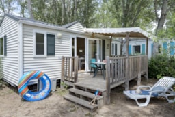 Huuraccommodatie(s) - Cottage Airconditioning 2 Slaapkamers** - Camping Sandaya Les Vagues