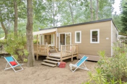 Huuraccommodatie(s) - Cottage 3 Slaapkamers Airconditioning*** - Camping Sandaya Les Vagues