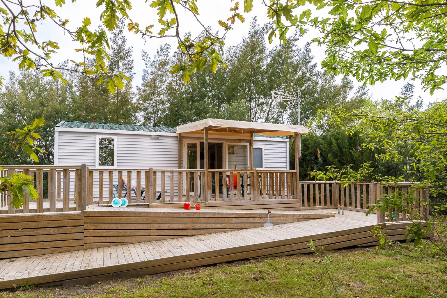 Location - Cottage 2 Chambres **** Adapté Aux Personnes À Mobilité Réduite - Camping Sandaya Les Vagues