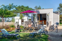 Mietunterkunft - Cottage 1 Schlafzimmer Premium - Camping Sandaya Le Ranolien