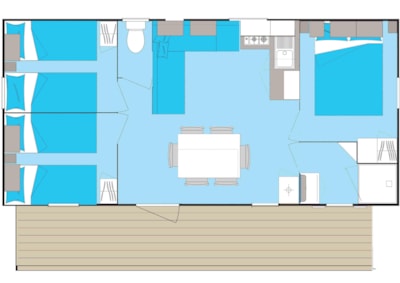 Cottage de la Mer 6 persons **** (3 bedrooms) — 3