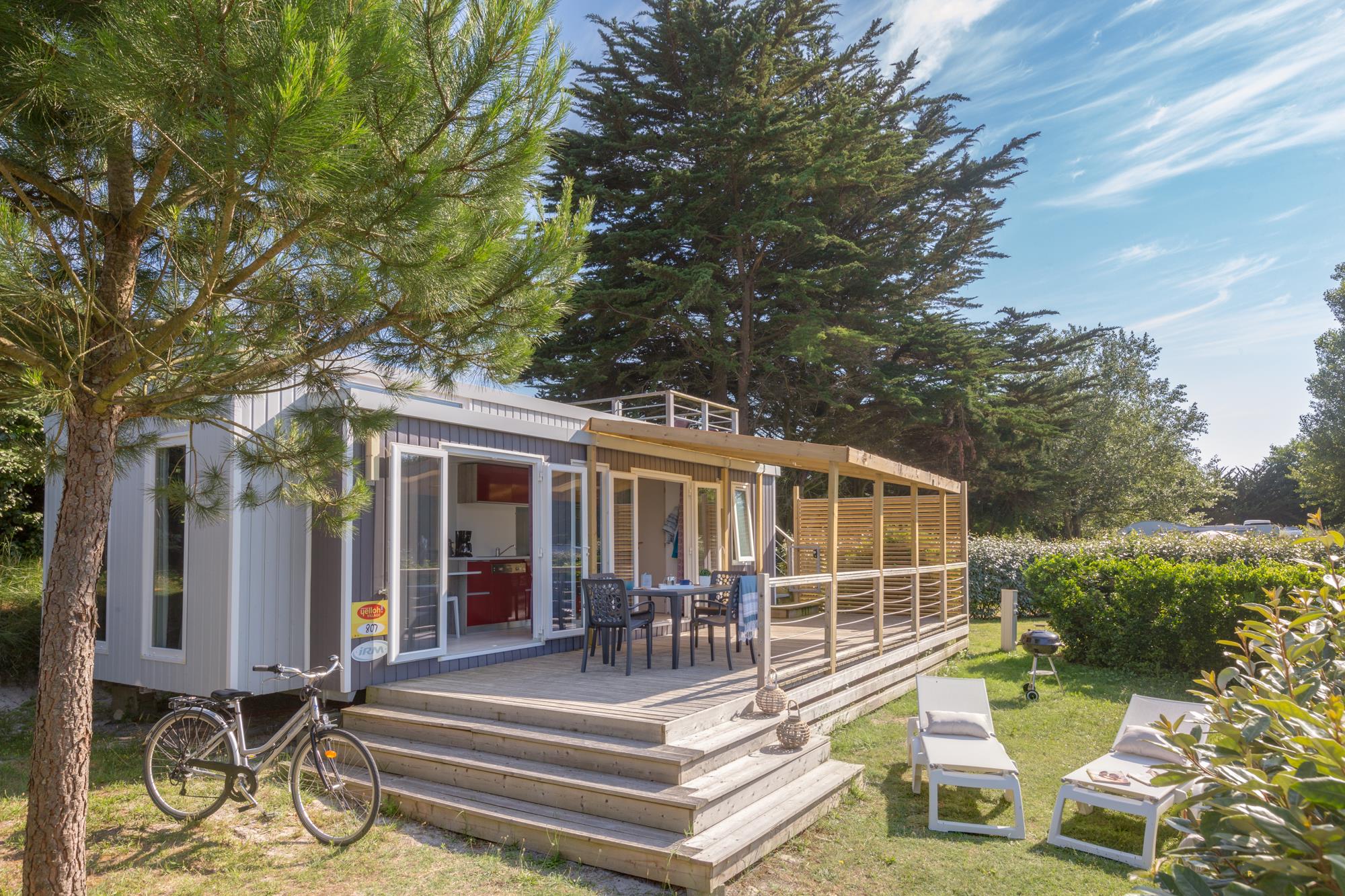 Location - Cottage Terrasse Panoramique Premium 2 Chambres - Yelloh! Village La Plage