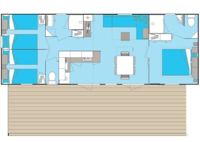 Cottage**** (6 persons - 3 bedrooms - 2 bathrooms) — 5