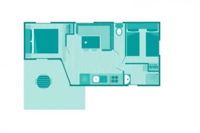 Cottage*** (5 persons - 2 bedrooms) — 4