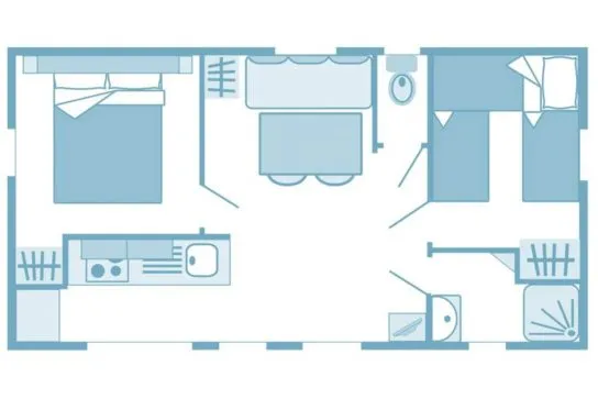 Cottage*** (5 Personnes - 2 Chambres)