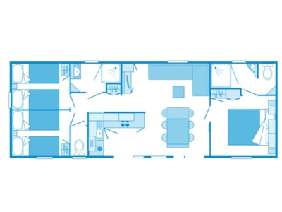 Cottage**** (6 persons - 3 bedrooms - 2 bathrooms) — 8