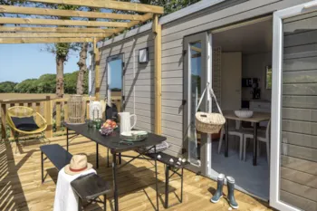 Mietunterkunft - Cottage Brest 2 Schlafzimmer **** - Camping Sandaya L'Escale Saint Gilles