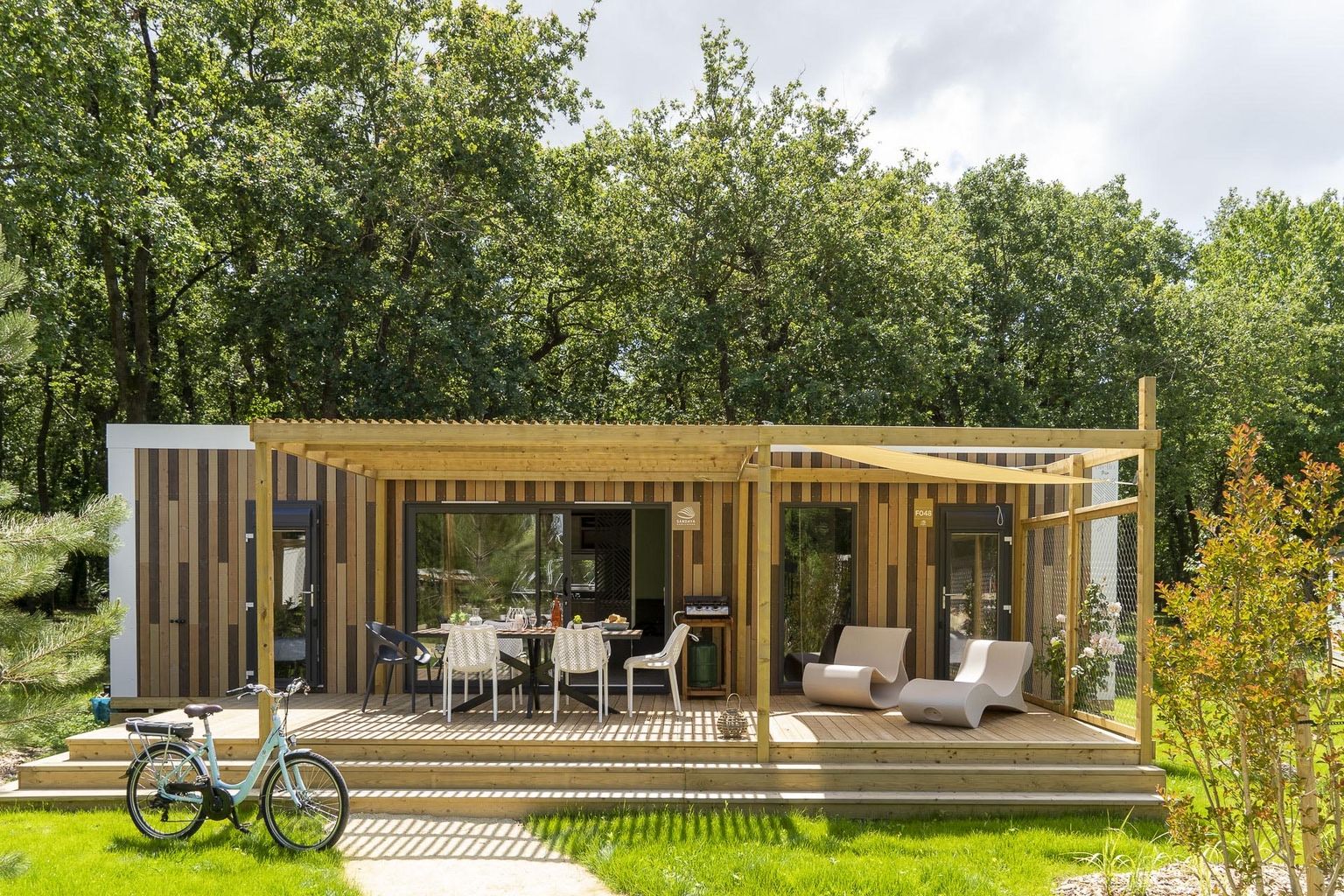 Location - Cottage Green Square 3 Chambres Premium - Camping Sandaya L'Escale Saint-Gilles