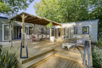 Mietunterkunft - Cottage Friends 5 Zimmer **** - Camping Sandaya L'Escale Saint Gilles