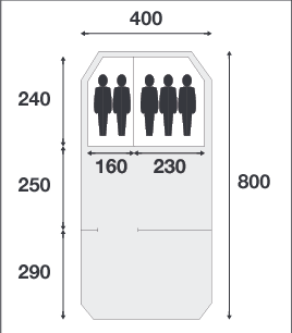 Tent - without toilet blocks — 5