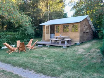 Accommodation - Wooden Chalet With A Canvas Roof. - Aux Sources de Lescheret