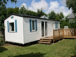 Alojamiento - Mobile Home *** 24M² 2 Habitaciones - Terraza - Camping de la Baie