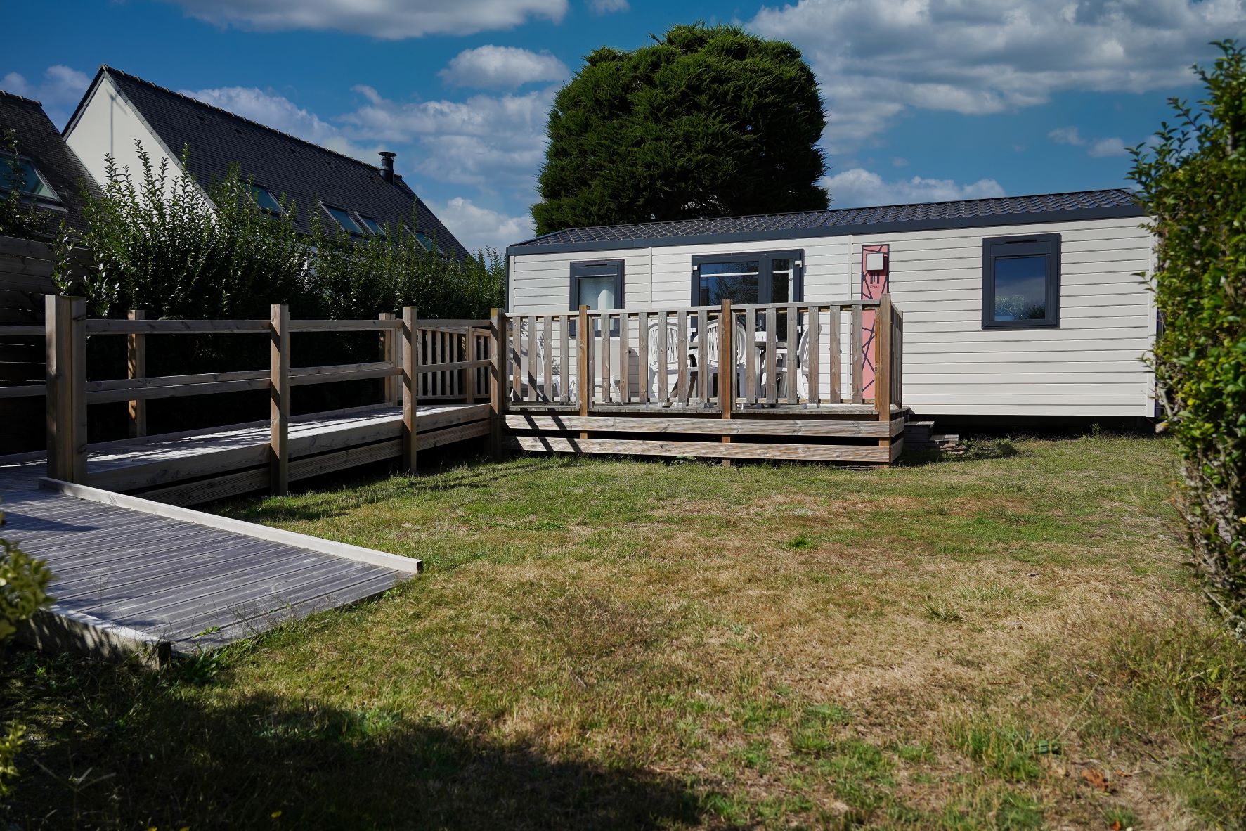 Location - Mobil-Home *** 30M² Adapt 2 Ch Terrasse - Camping La Baie